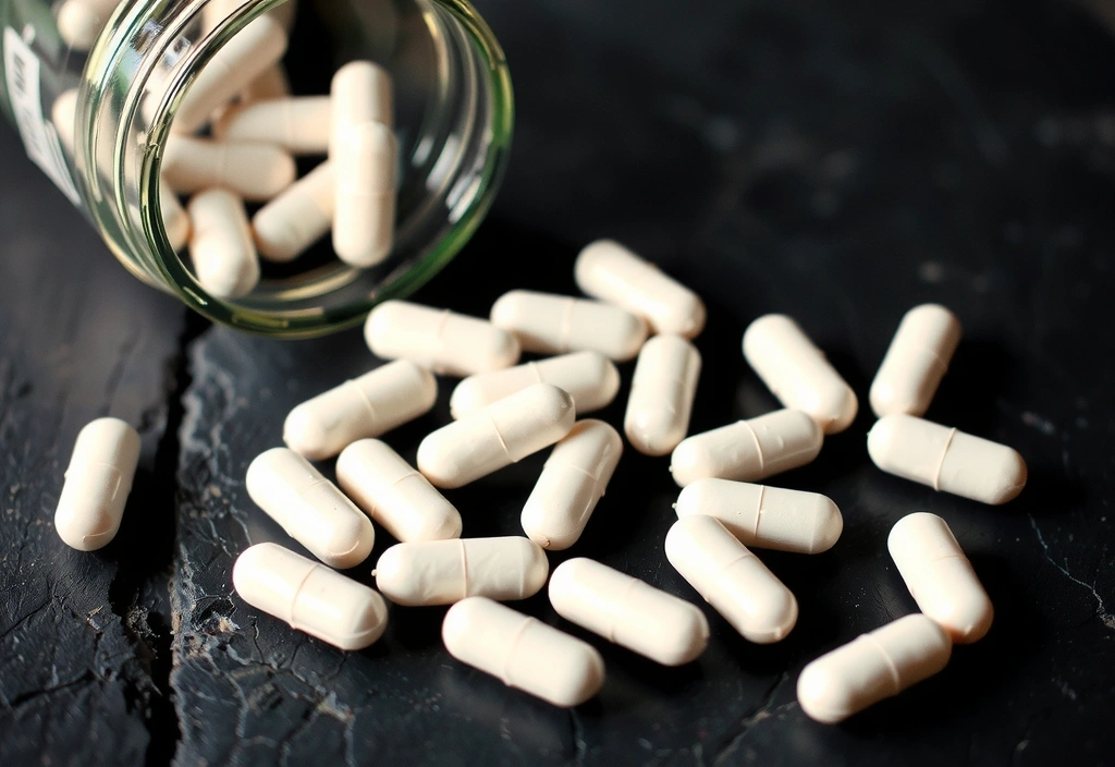 Mineral capsules on dark slate